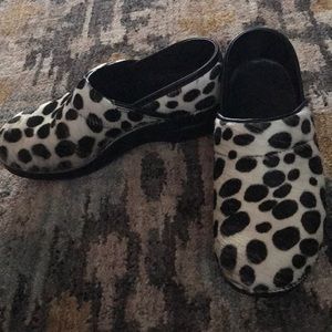Leopard Dansko clogs
